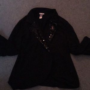 Justice jacket with sequin